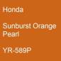 Preview: Honda, Sunburst Orange Pearl, YR-589P.